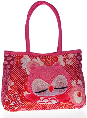 Dosail DS5003 Printed Women Soft Canvas Magnet Shoulder Bag Tote Handbag (Owl)