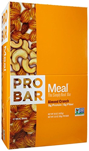 Probar Meal Bars - Almond Crunch - 3 oz - 12 ct