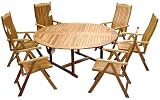 Review Firman Leisure Ltd  / 180cm Round Perth Fixed Leg Table with Atlantic 5-Position Reclining Armchairs