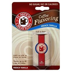 Flavour Creations Coffee Flavoring Tablets, French Vanilla, 48-Count Dispensers (Pack of 6)