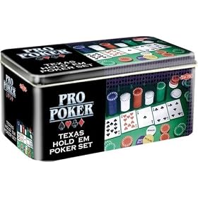 Pro Poker Texas Hold'em Set - Tin