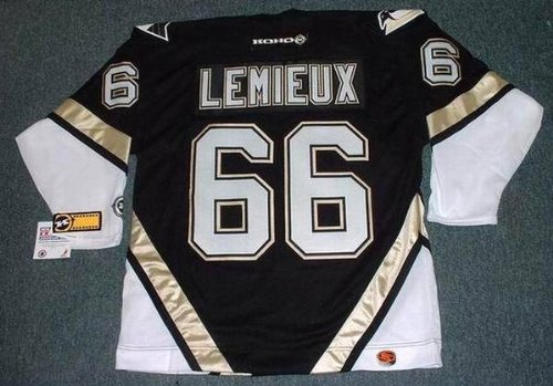 Buy MARIO LEMIEUX Pittsburgh Penguins 2005 CCM Throwback Home Hockey Jersey