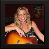 Amy Dalley Custom Framed 12x12 Color Photo (With Guitar)
