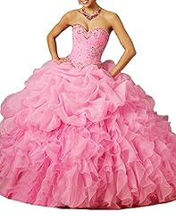 Sweetheart Corset   Waistline Organza Sequined Pageant Dress/Quinceanera Dress 