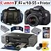Canon EOS Rebel T3i 18 MP CMOS Digital SLR Camera with EF-S 18-55mm f/3.5-5.6 IS II Zoom Lens + Canon PIXMA Pro9000 Mark II Inkjet Photo Printer + 16GB Accessory Kit