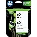 HP 60 Ink Cartridge in Retail Packaging, Combo Pack (CD947FN#140)