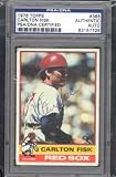 1976 Topps Carlton Fisk Auto # 365 PSA/DNA Certified