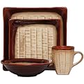 Fusion Brown 16-pc. Dinnerware Set