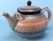 Polish Pottery Teapot Large 7 Cup