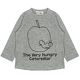 アスナロ（トップス 長袖tシャツ） エリックカール 長袖Tシャツ はらぺこあおむし ベビー トップス95 グレー