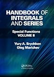 Handbook of Integrals and Series: Special Functions, Volume II