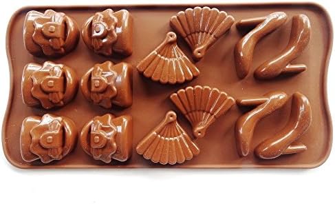 Ainest New Silicone Chocolate Cake Biscuit Candy Decorating Mould Mold Jelly Baking Pan M5 Shoes&amp;bag&amp;fan