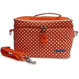 Yumbox Large Insulated Lunchbox Cooler Bag (Tango Orange with White Polka Dots)