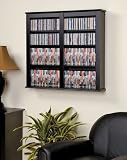 Prepac Black Medium Capacity Hanging Wall Media (DVD,CD,Games) Storage