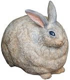 Evergreen 84974 Garden Portly, Rabbit, 6-Inches x 7.5-Inches