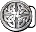 i1 Irish Celtic Knot Round Belt Buckle