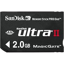 SanDisk 2 GB Ultra II Memory Stick PRO Duo (Retail Package)