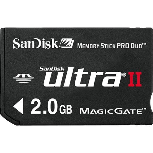 SanDisk 2 GB Ultra II Memory Stick PRO Duo (Retail Package)