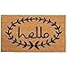 Home & More 121811729 Calico Hello Doormat