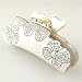 Clandestine White - Cubitas Bellini Collection (Hair Jewelry, Swarovski Crystals, Claw clip)
