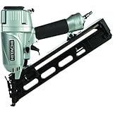 Hitachi NT65MA4 1-1/4 Inch to 2-1/2 Inch 15-Gauge Angled Finish Nailer with Air Duster