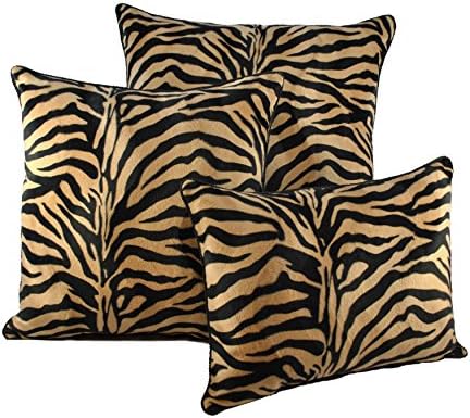 Sherry Kline Zebroides Plush Decorative Pillows (Set of 3)
