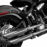 Cycle Shack 3 In. Slashdown Slip-On Mufflers for 2007-2010 Harley Davidson FLSTN/SB Motorcycles