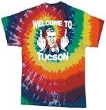Welcome to Tucson Man Flipping Bird City Pride Tie Dye T Shirt
