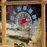 Outdoor Living : Brookstone Stick-On Window Thermometer