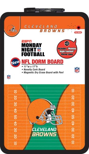 Turner NFL Cleveland Browns Sound Message Center, 11 x 17 Inches (8620064)