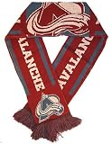 Colorado Avalanche Hockey Warm Woven Knit Stripe Team Scarf