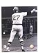 Carlton Fisk Autographed/Hand Signed Boston Red Sox Black and White 8x10 Photo from his Famous Home