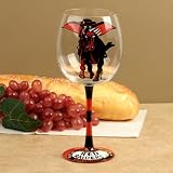 Texas Tech Wine Glass