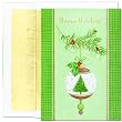 Hanging Holiday Ornament Christmas Cards -