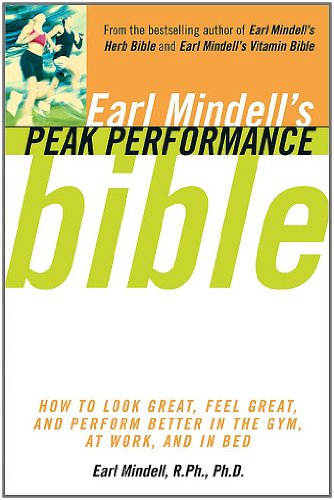 Earl Mindell's Peak Performance Bible Book Image