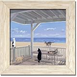 Cat Tails Carol Saxe Beach Decor Framed Art Print