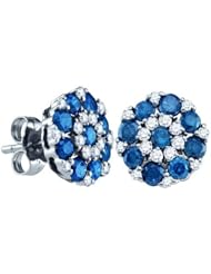 1.50CT BLUE DIAMOND FASHION EARRINGS