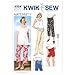Kwik Sew K3324 Maternity Pants Sewing Pattern, Shorts and Jeans Panel
