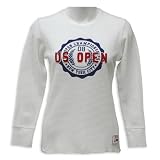 US Open 2008 Banner Women's L/S Waffle Tee - White