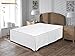 Utopia Bedding Cotton Sateen Bed Skirt (Full, White) - 100% Finest Quality Long Staple Fiber - Durable, Comfortable and Abrasion Resistant - Quadruple Pleated - Cotton Blended Platform