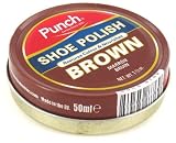 Brown Punch Shoe Care Polish 50Ml - Brown - UK 1-1