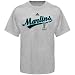 Adidas Florida Marlins Youth Ash Script T-shirt