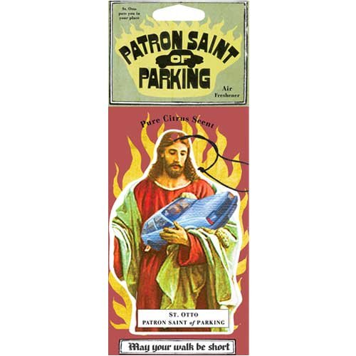Patron Saint of Parking Air Freshener