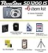 Canon Powershot SD1200 IS Dark Grey 10.0 Megapixel With Ultimate Powershot Accessory Package Include