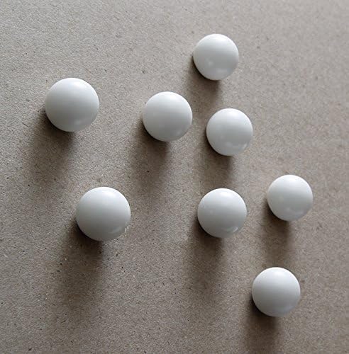 Fridge Magnets, Refrigerator Magnets, Fun Magnets for Refrigerator, Push Pin for Map Calendar, Glossy Small White Ball