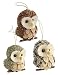Owl Ornaments, Set of 3