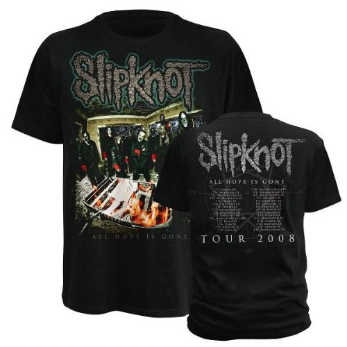 Bravado Mens Slipknot – Fire Bed – Mens T-shirt Small Black 15092053AP Small