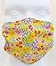 Mini Flowers Design Face Mask (Child Size/Smaller Face) By Breathe Healthy; Kids Allergy & Pollen Mask / Kids Flu Mask - Antimicrobial Germ Killing Agent