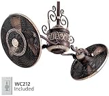 42 Minka Aire Traditional Gyro Sterling Walnut Ceiling Fan