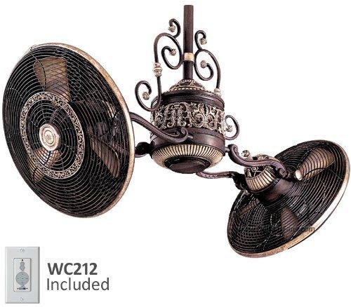42 Minka Aire Traditional Gyro Sterling Walnut Ceiling Fan